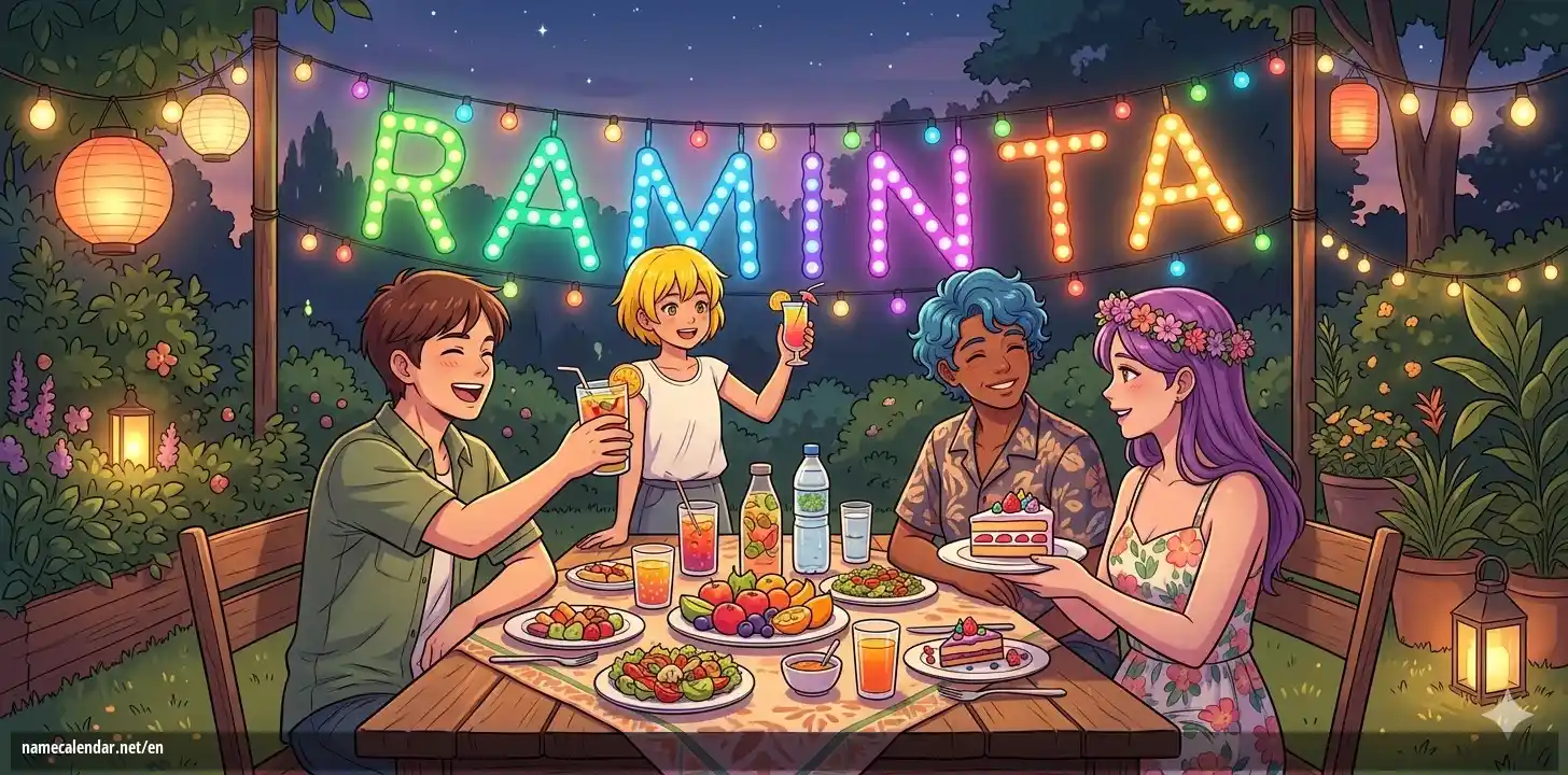 Celebration of name day and name - Raminta