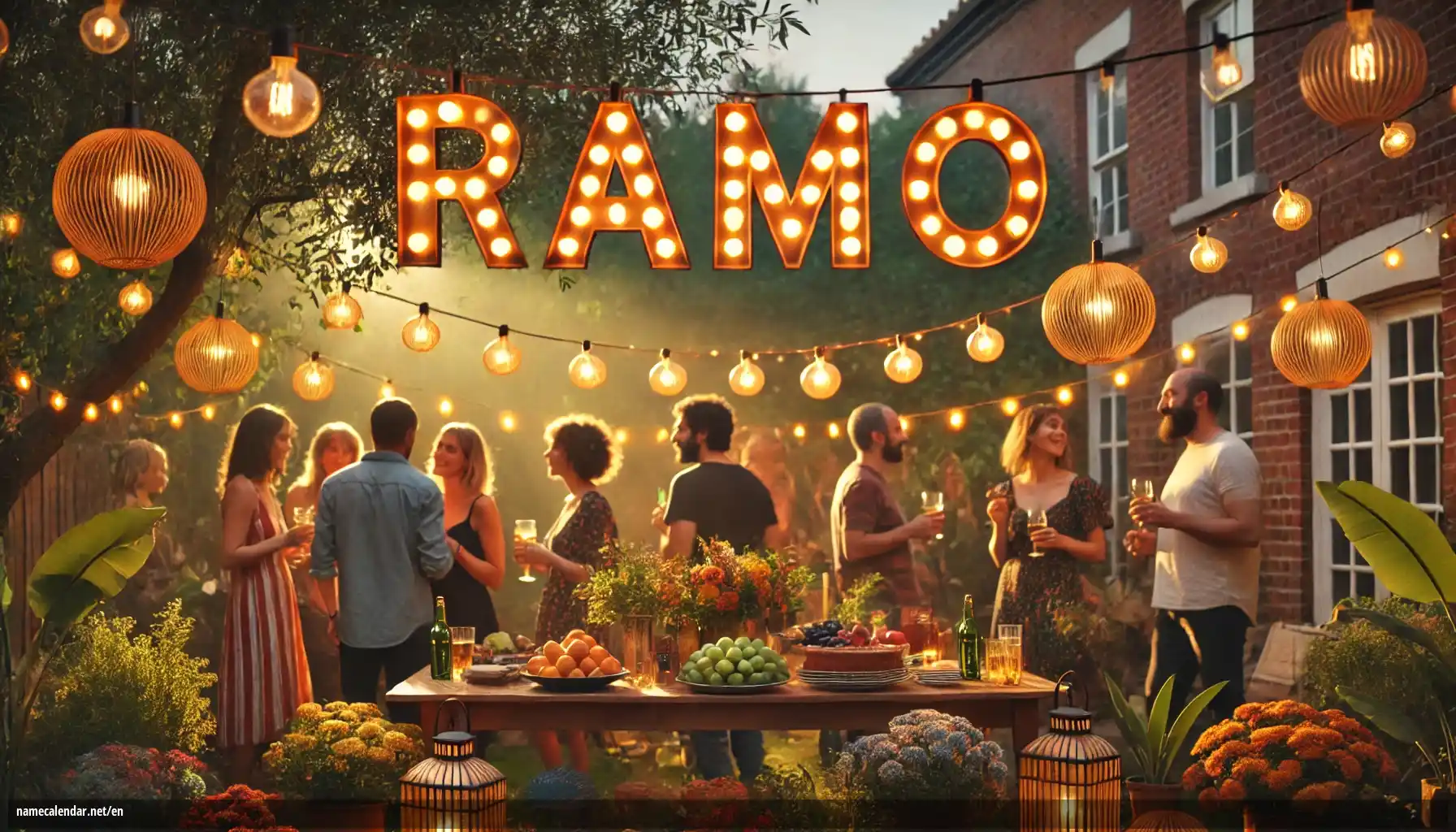 Celebration of name day and name - Ramo