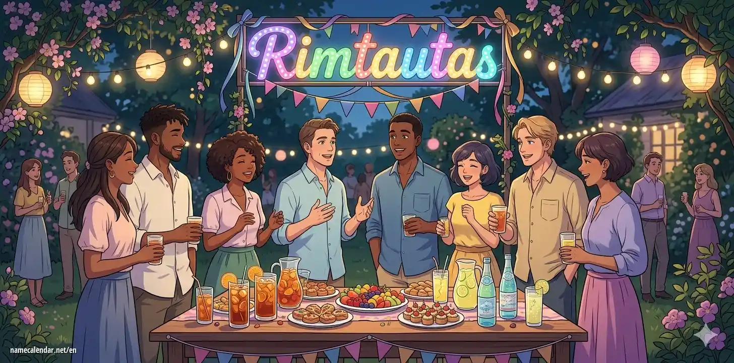 Celebration of name day and name - Rimtautas