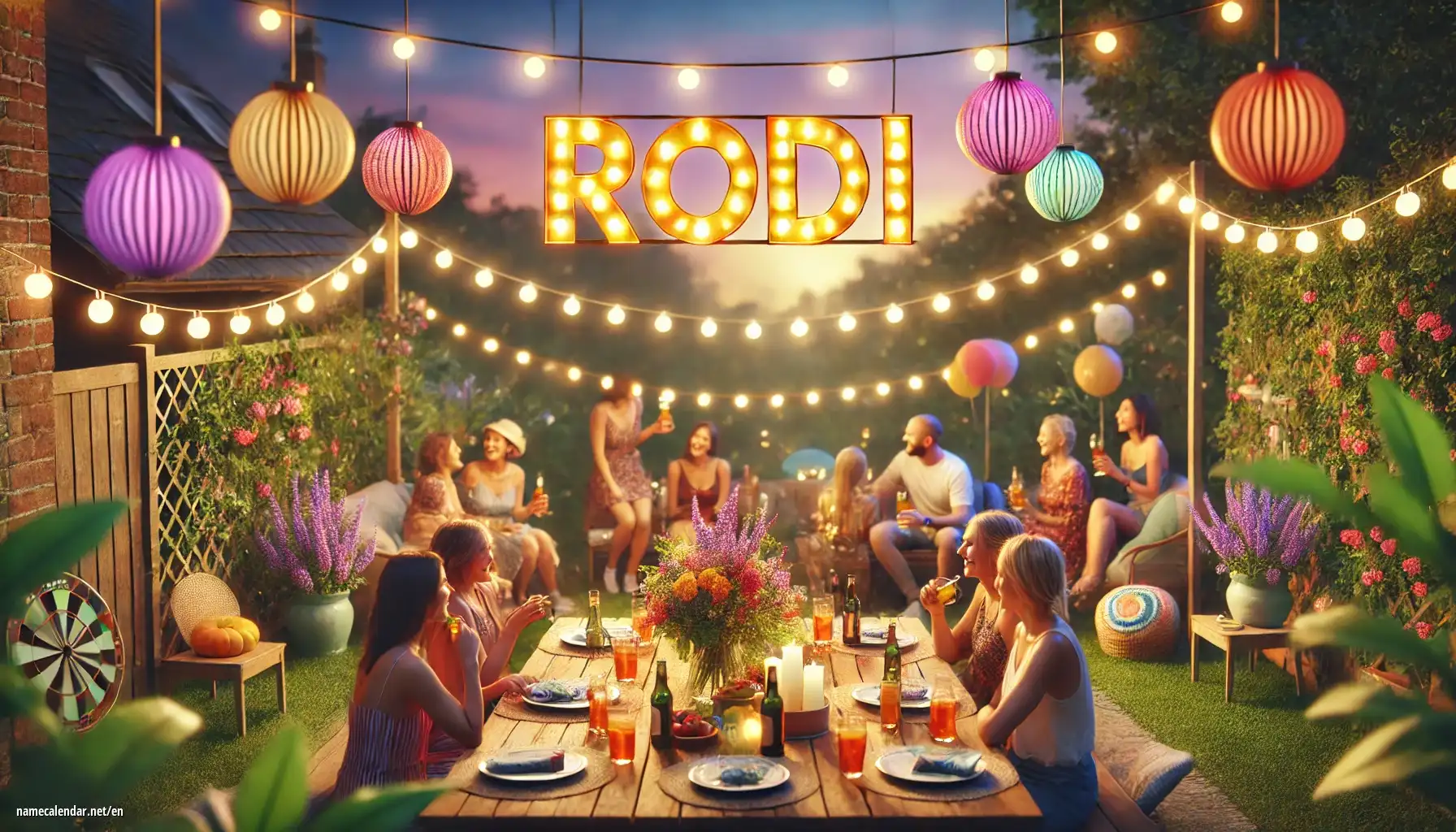 Celebration of name day and name - Rodi