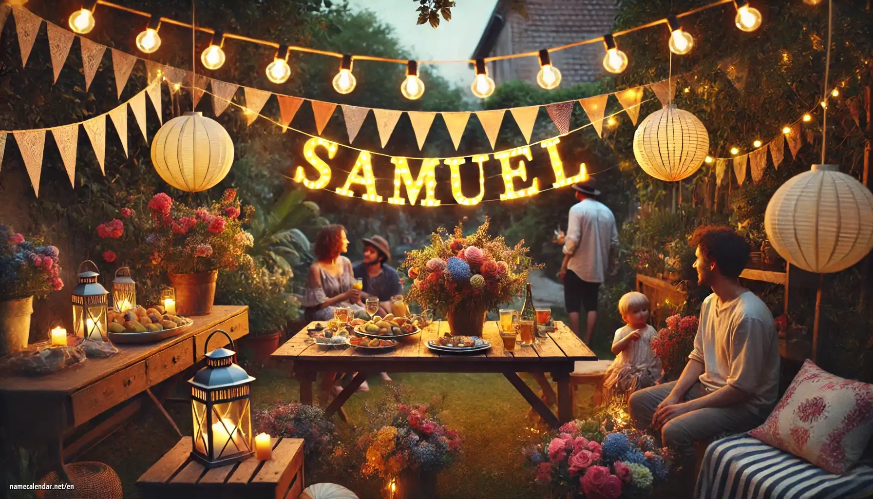 Celebration of name day and name - Sámuel