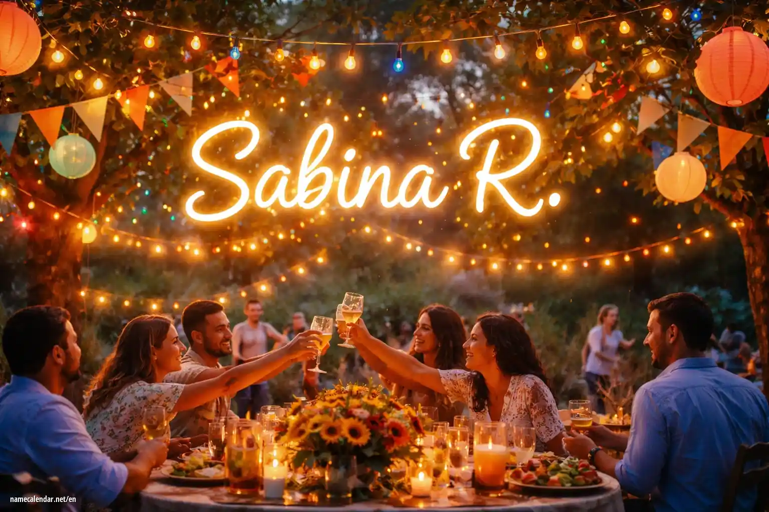 Celebration of name day and name - Sabina R.