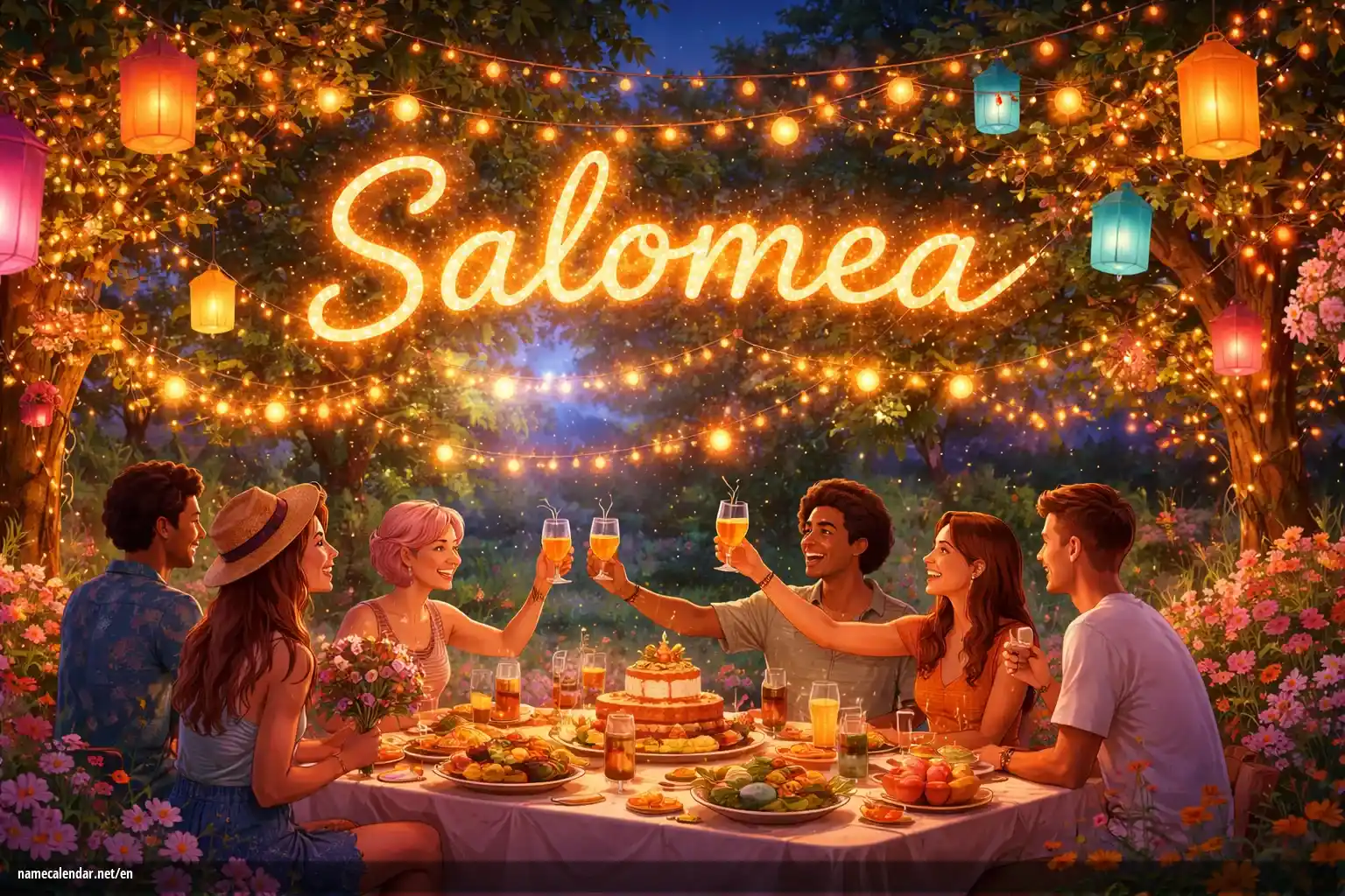 Celebration of name day and name - Salomea