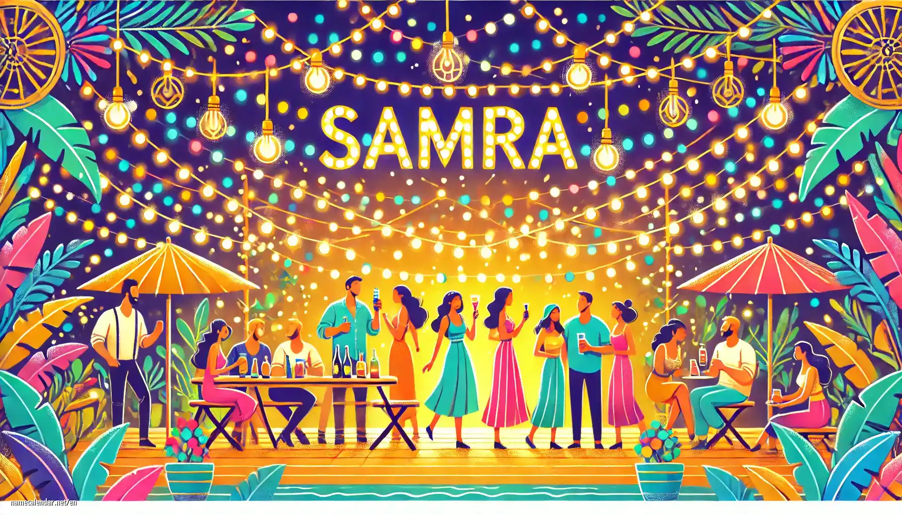 Celebration of name day and name - Samra