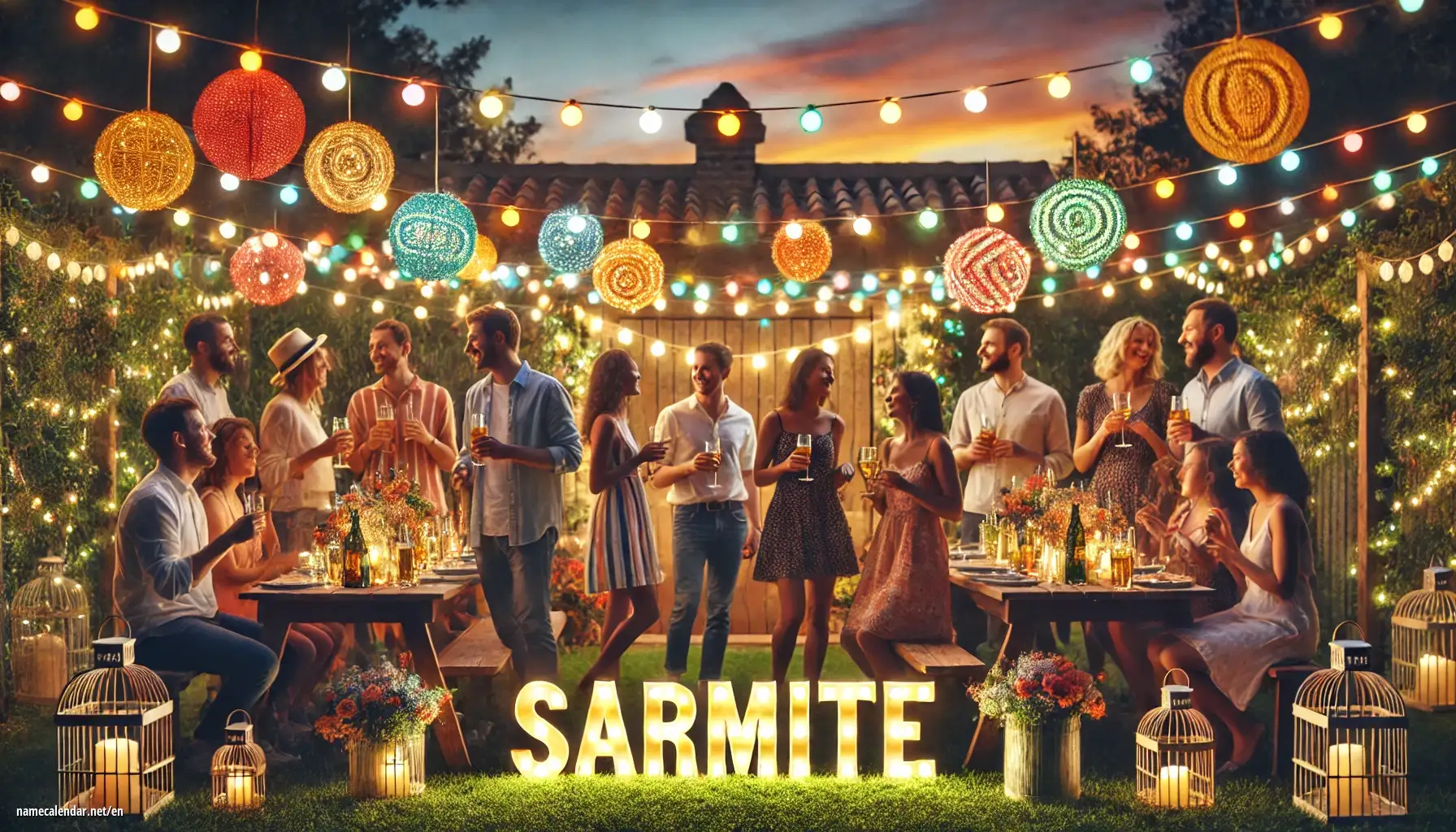Celebration of name day and name - Sarmite