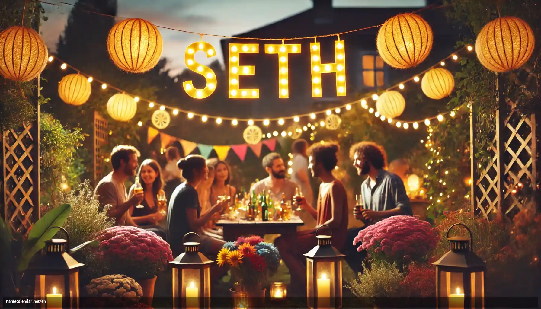 Celebration of name day and name - Seth