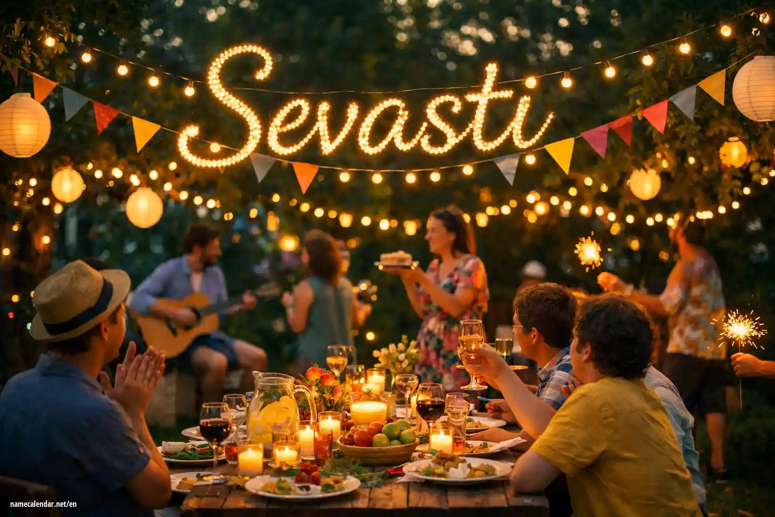 Celebration of name day and name - Sevasti