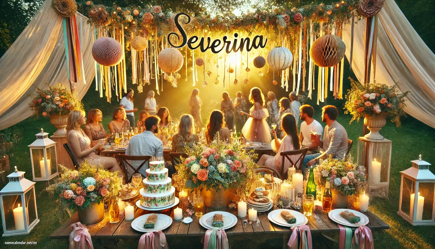 Celebration of name day and name - Severina