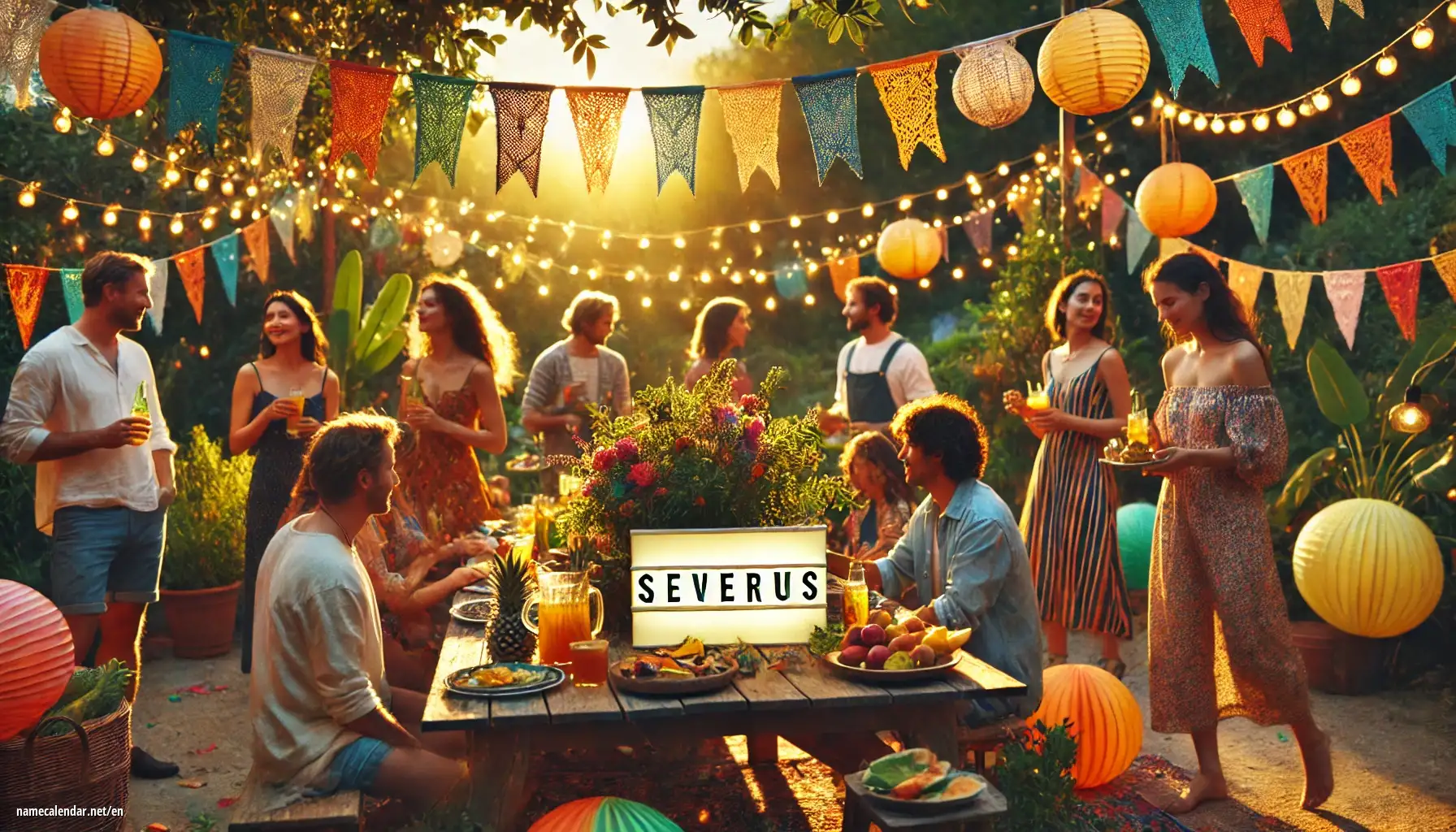 Celebration of name day and name - Severus