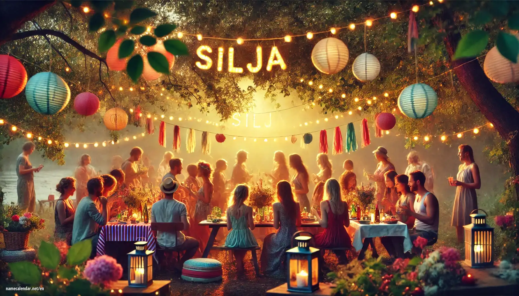 Celebration of name day and name - Silja