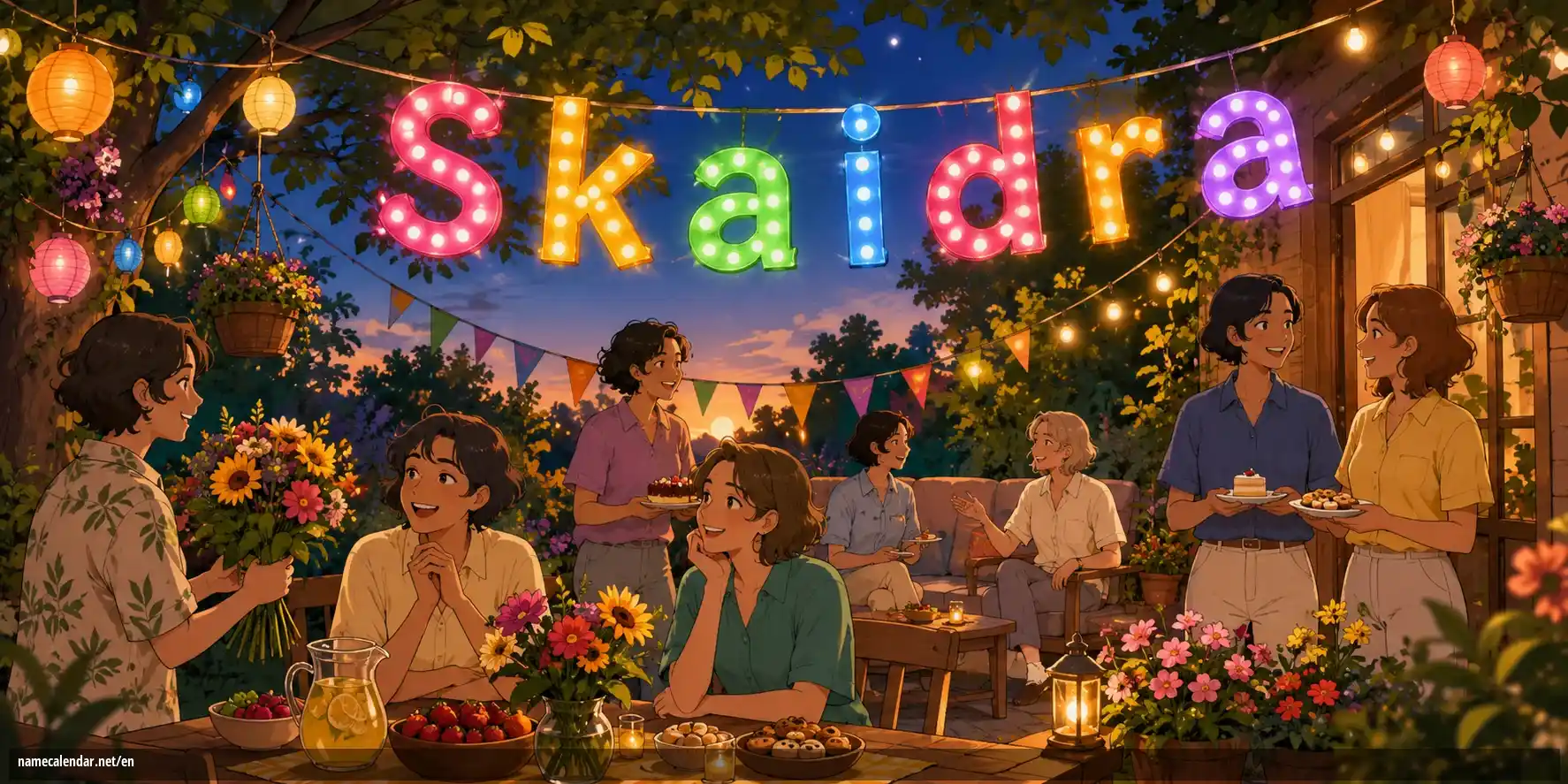 Celebration of name day and name - Skaidra