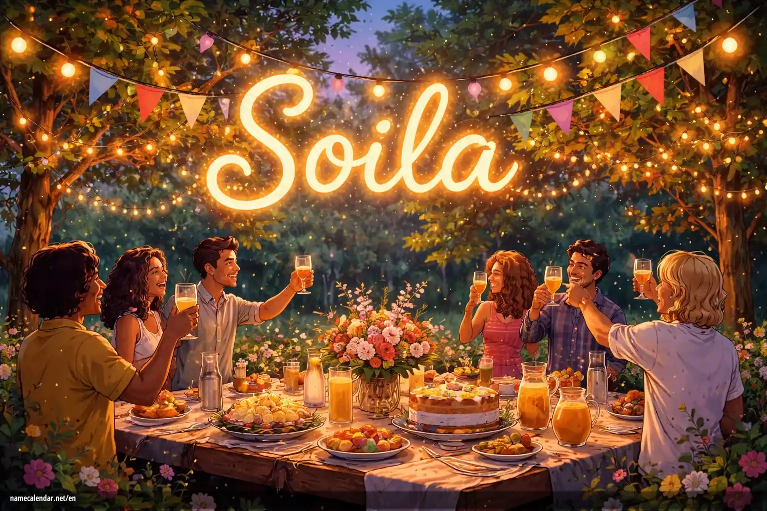 Celebration of name day and name - Soila