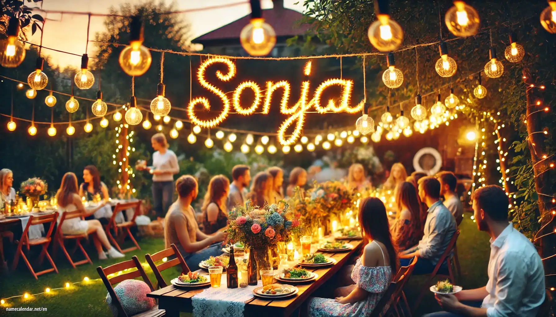 Celebration of name day and name - Sonja