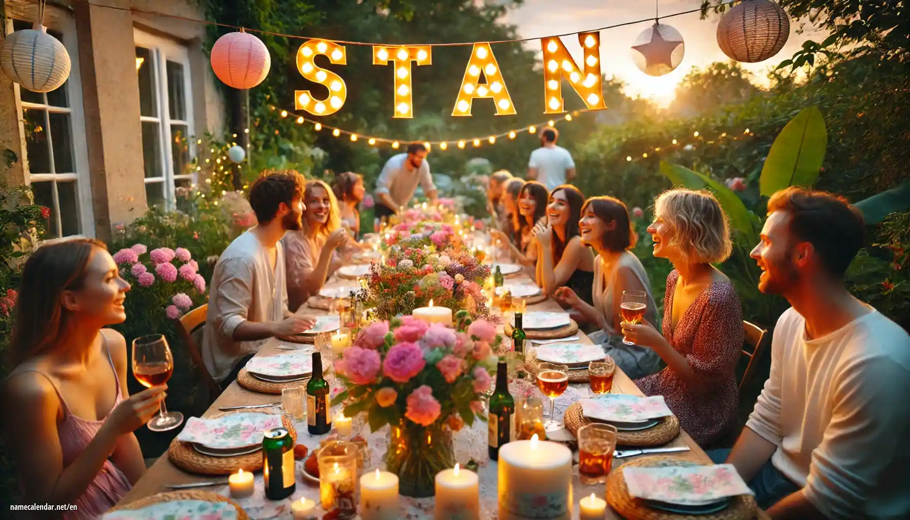 Celebration of name day and name - Stan