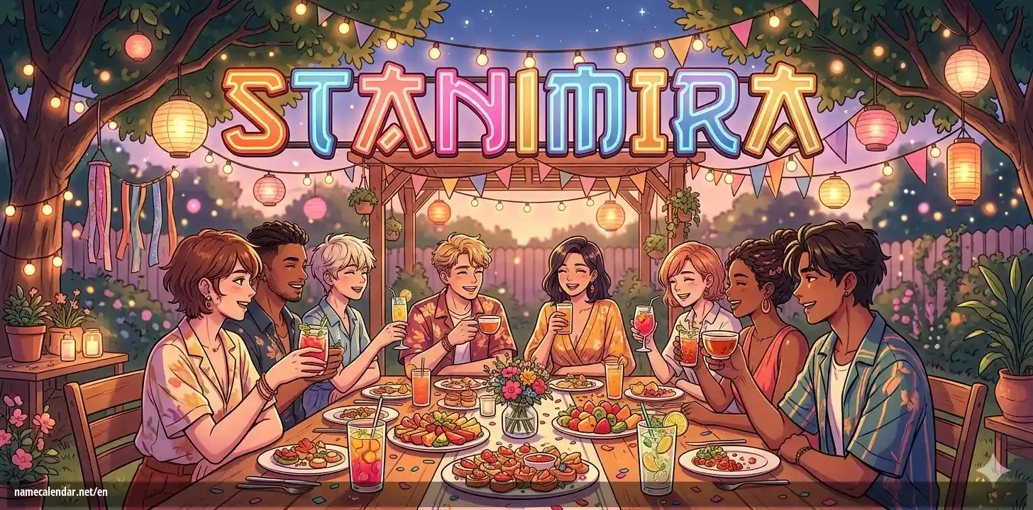 Celebration of name day and name - Stanimira