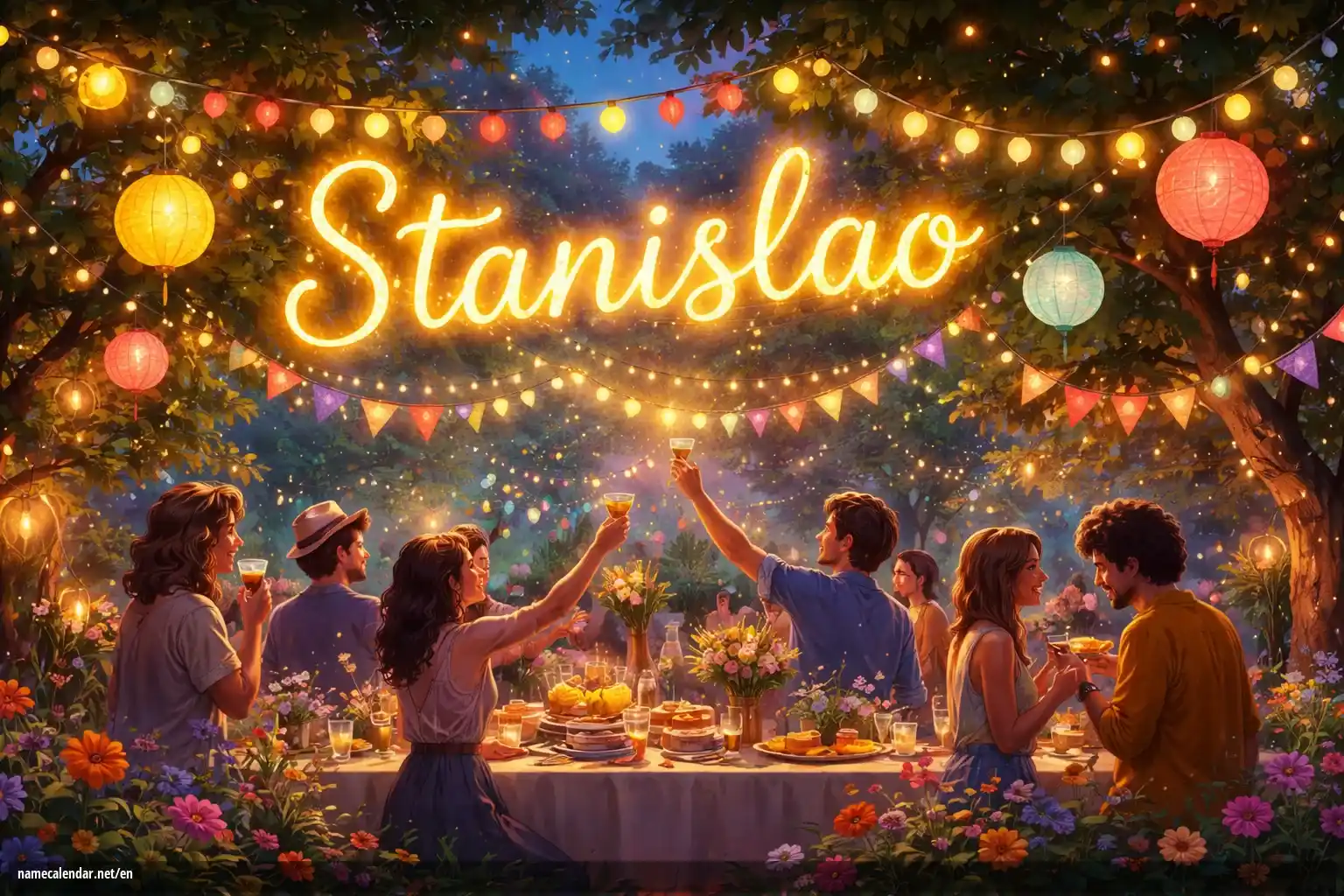 Celebration of name day and name - Stanislao