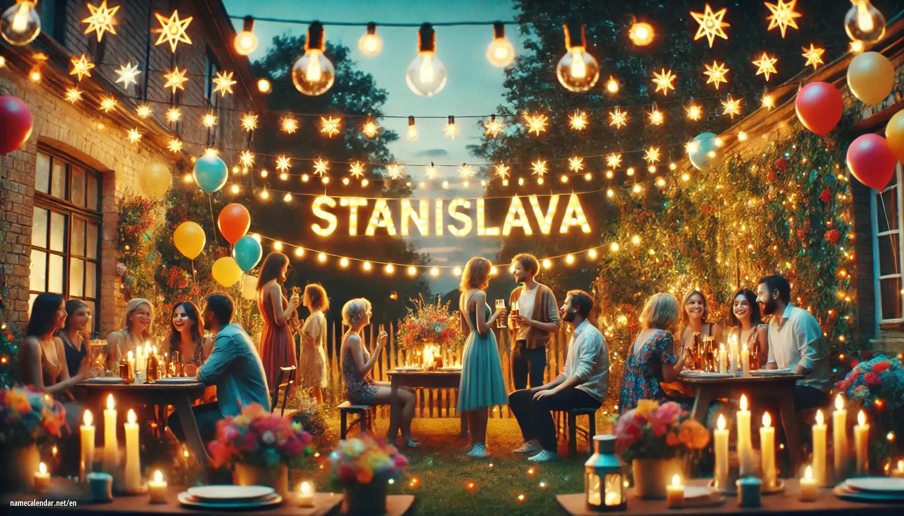 Celebration of name day and name - Stanislava