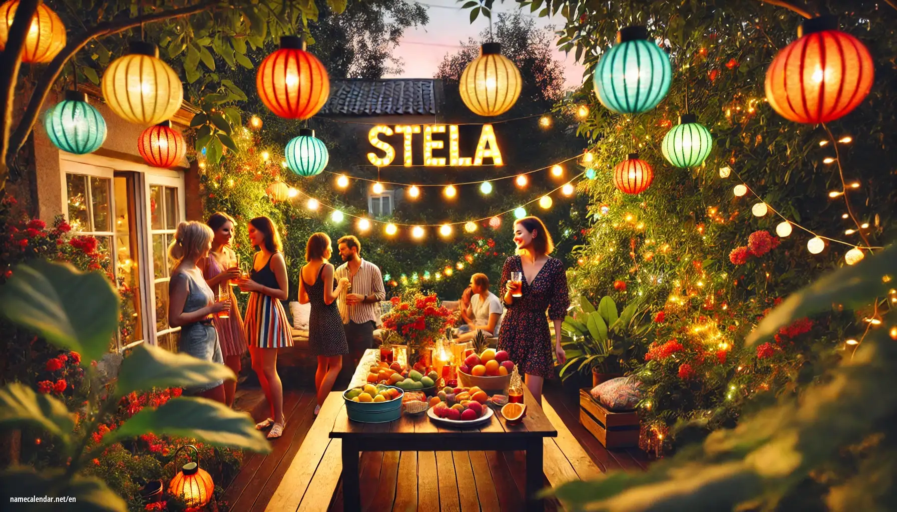 Celebration of name day and name - Stela