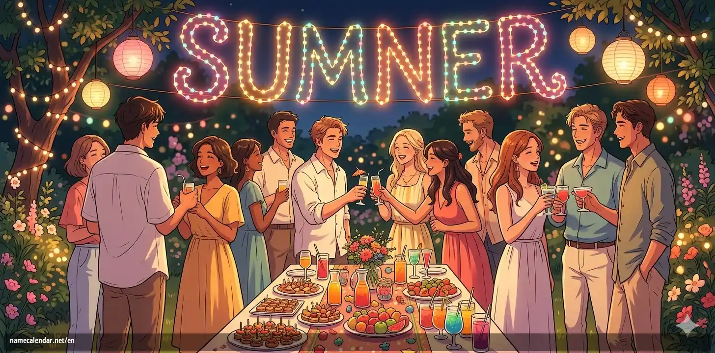 Celebration of name day and name - Sumner