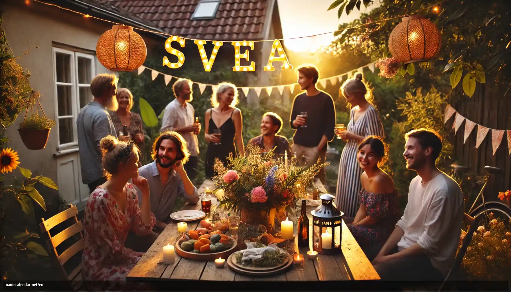 Celebration of name day and name - Svea