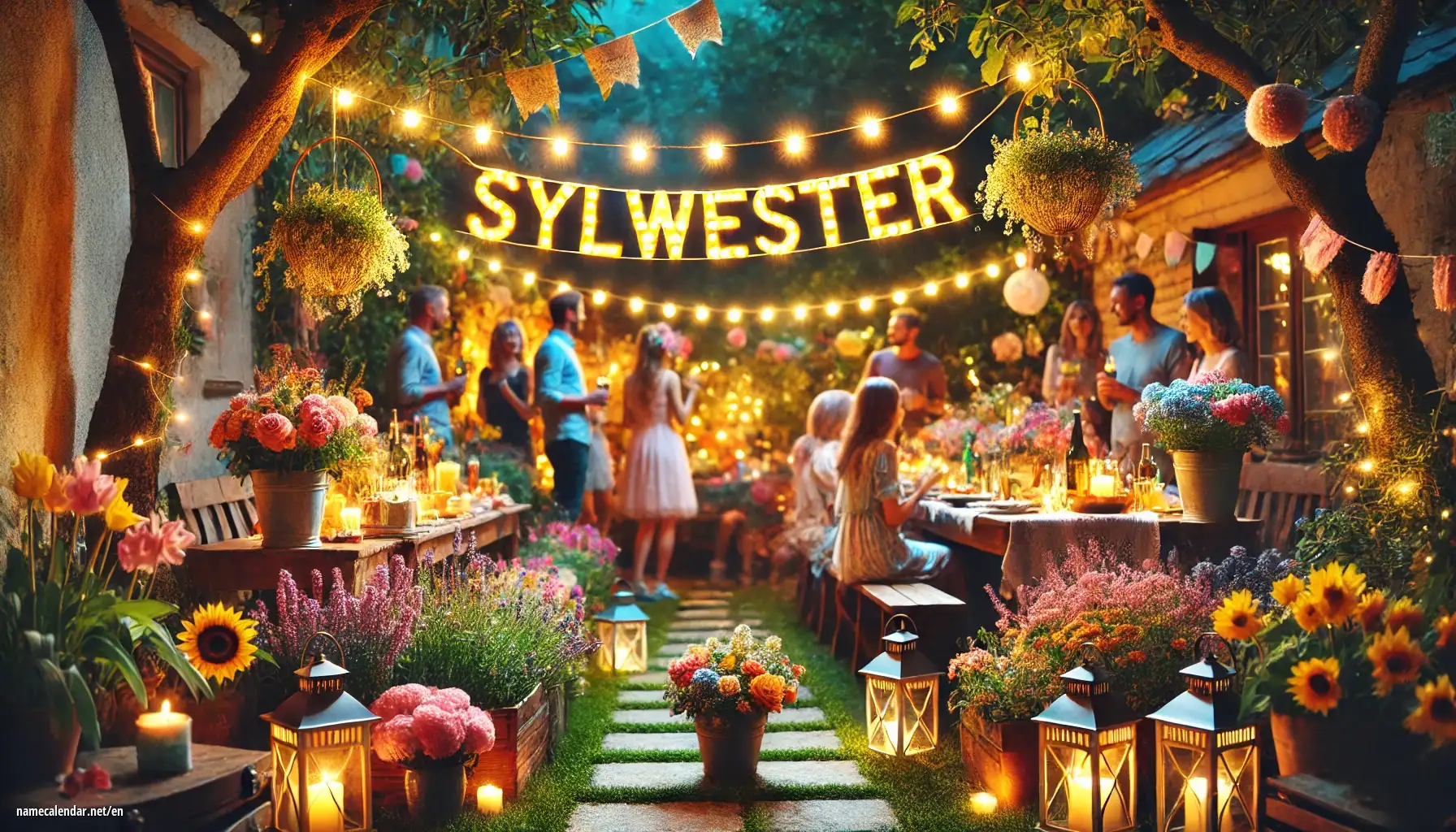 Celebration of name day and name - Sylwester