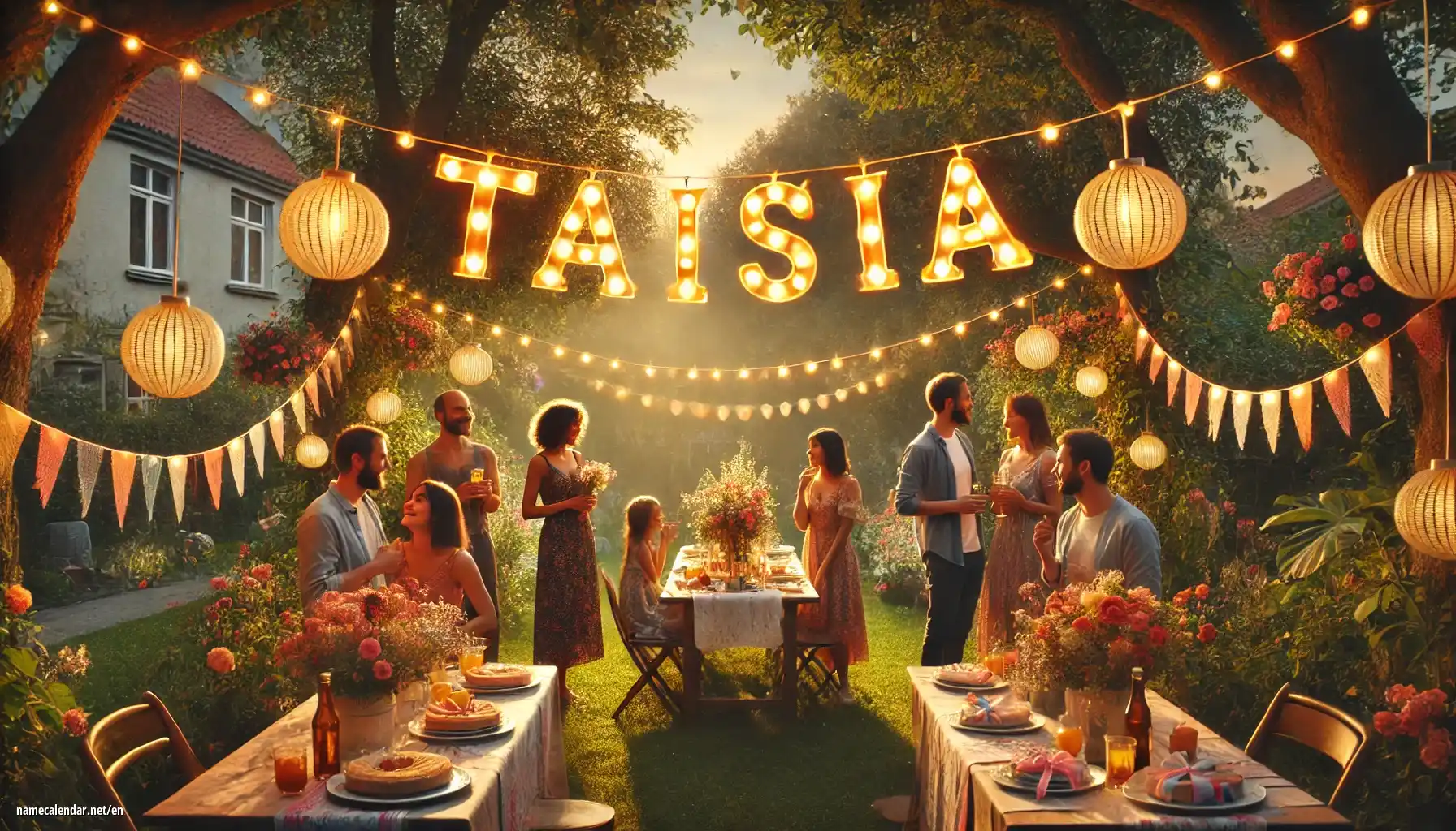 Celebration of name day and name - Taisia