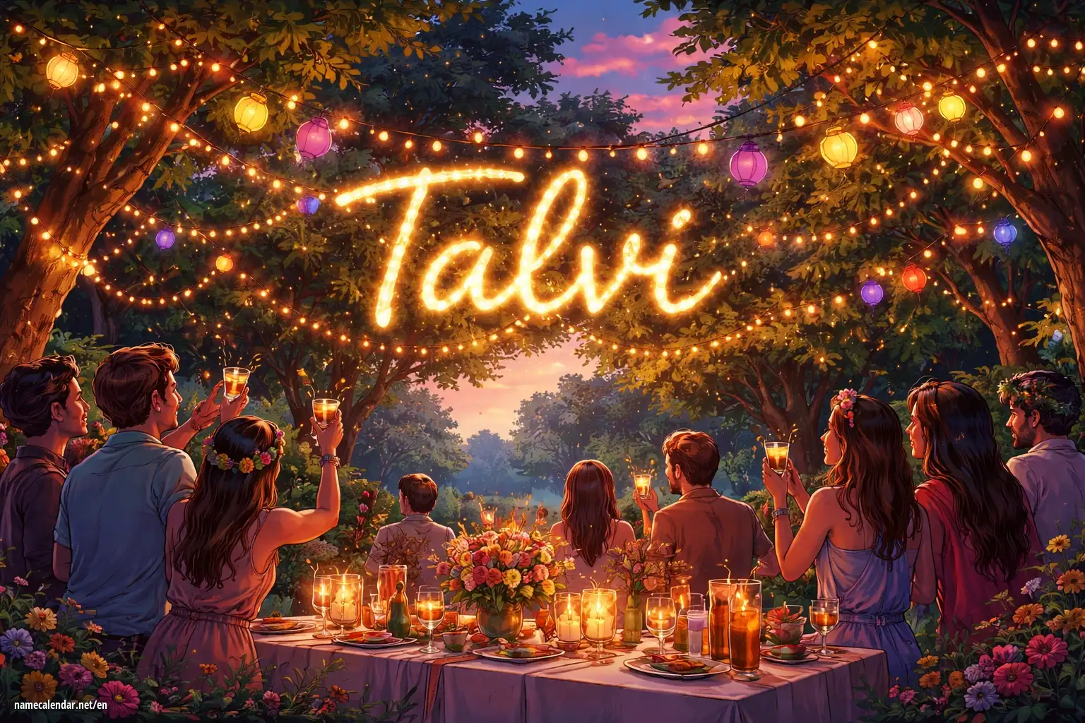 Celebration of name day and name - Talvi