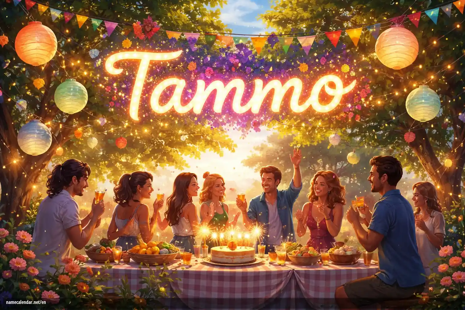 Celebration of name day and name - Tammo