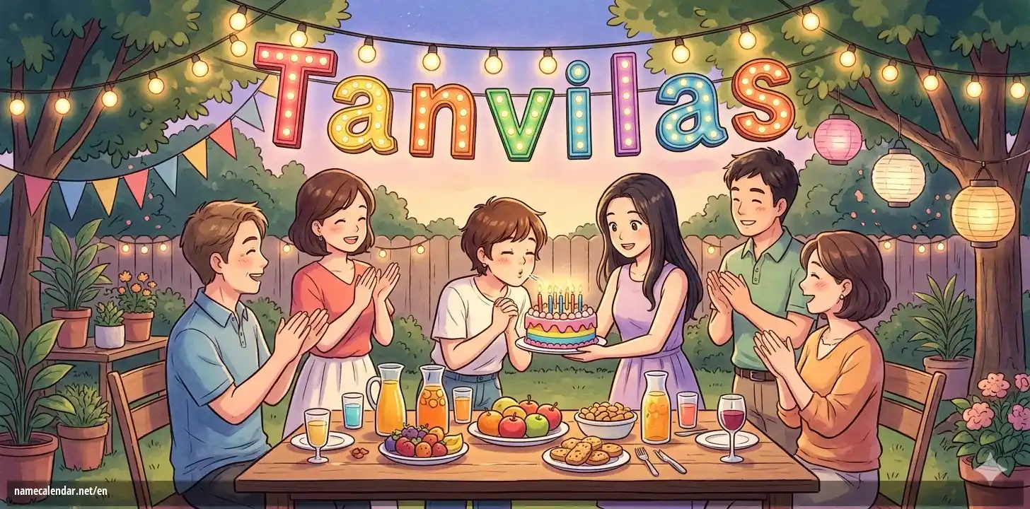 Celebration of name day and name - Tanvilas