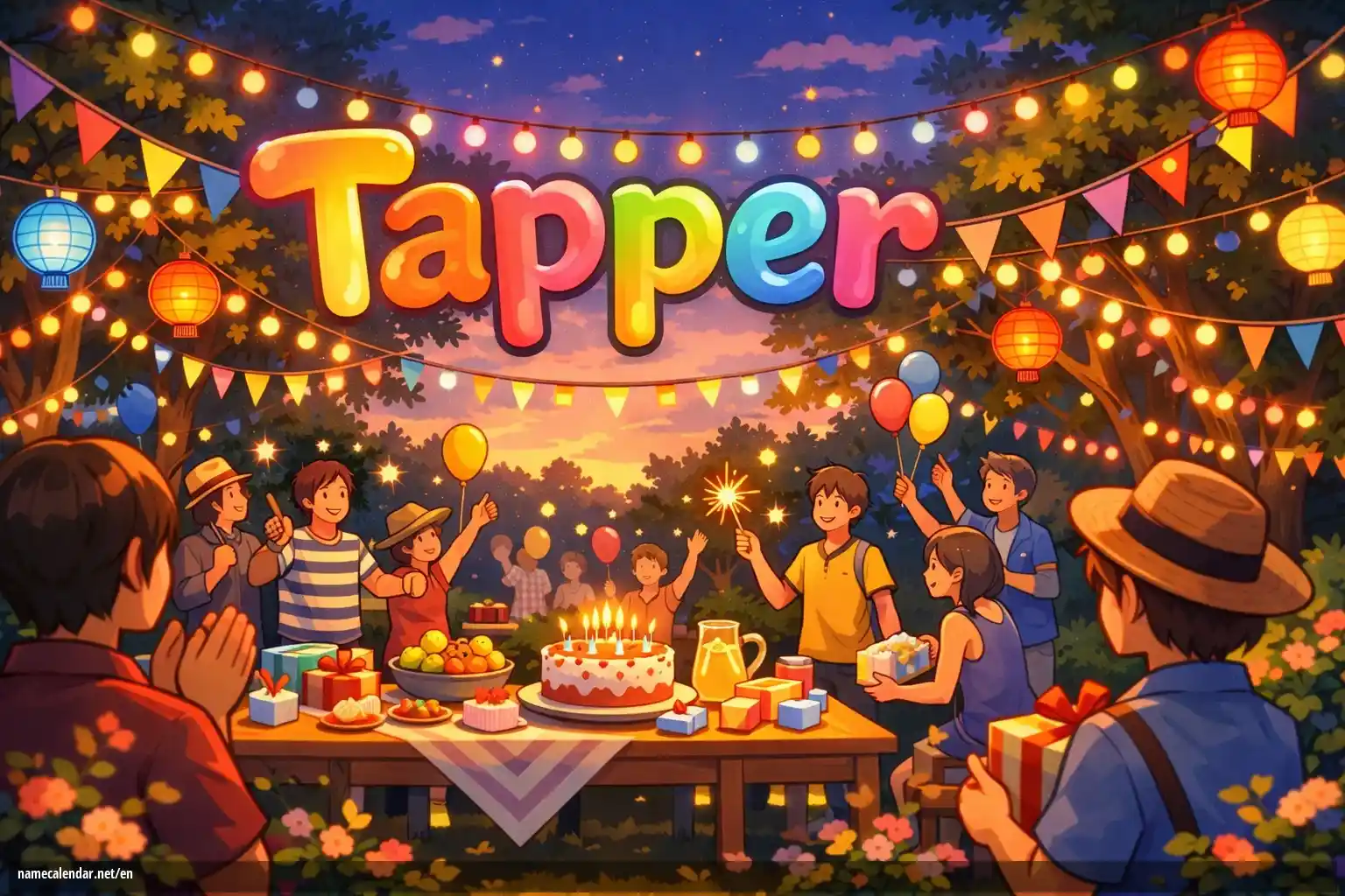 Celebration of name day and name - Tapper