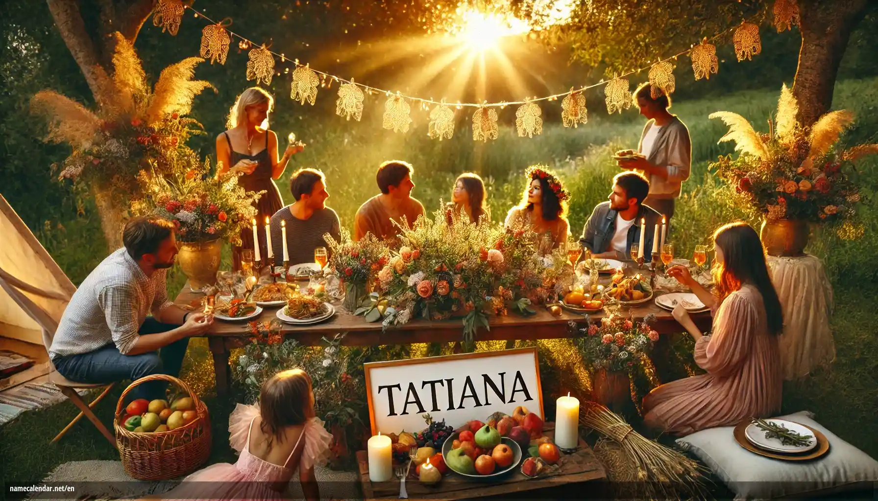 Celebration of name day and name - Tatiana