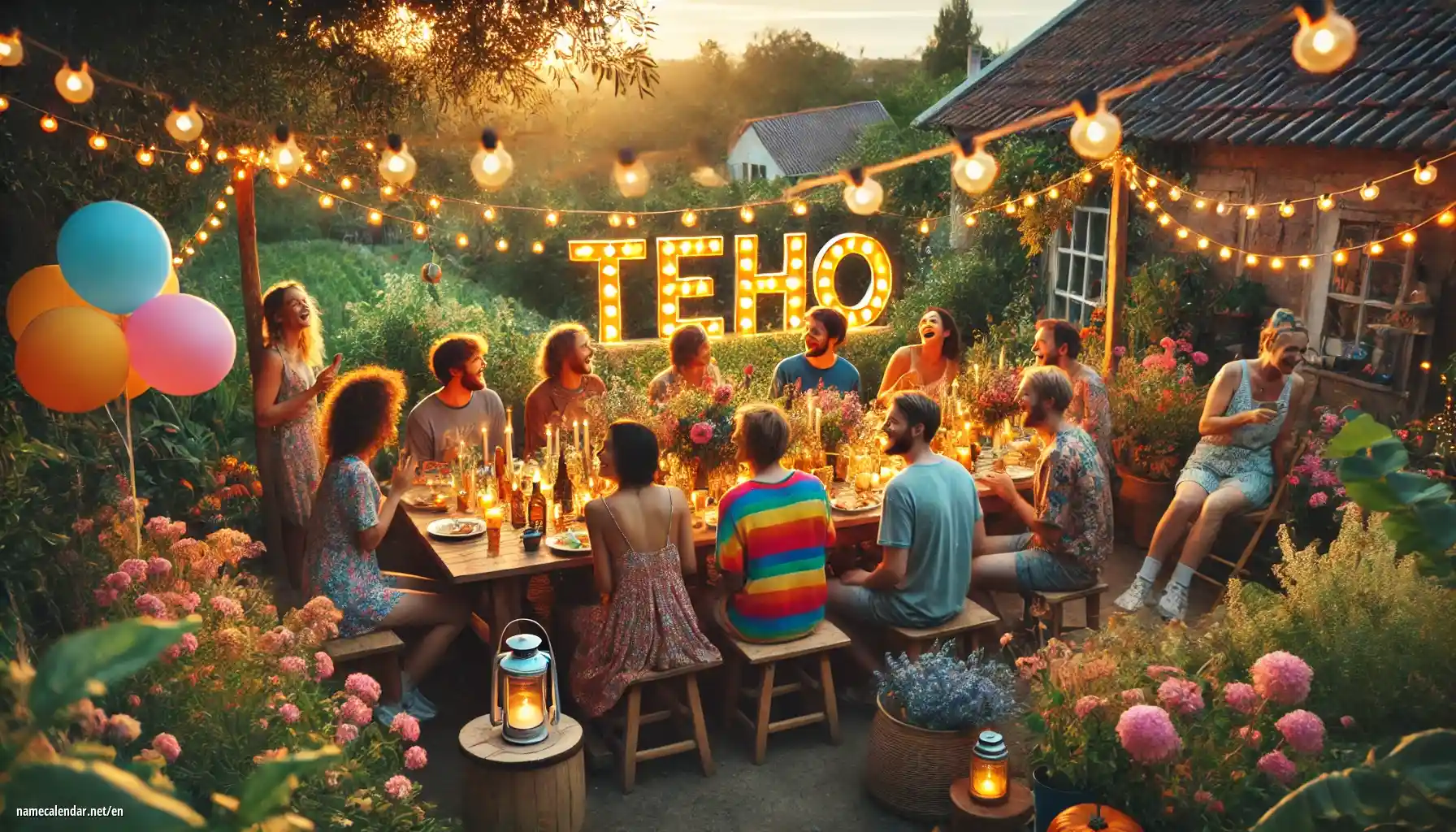 Celebration of name day and name - Teho