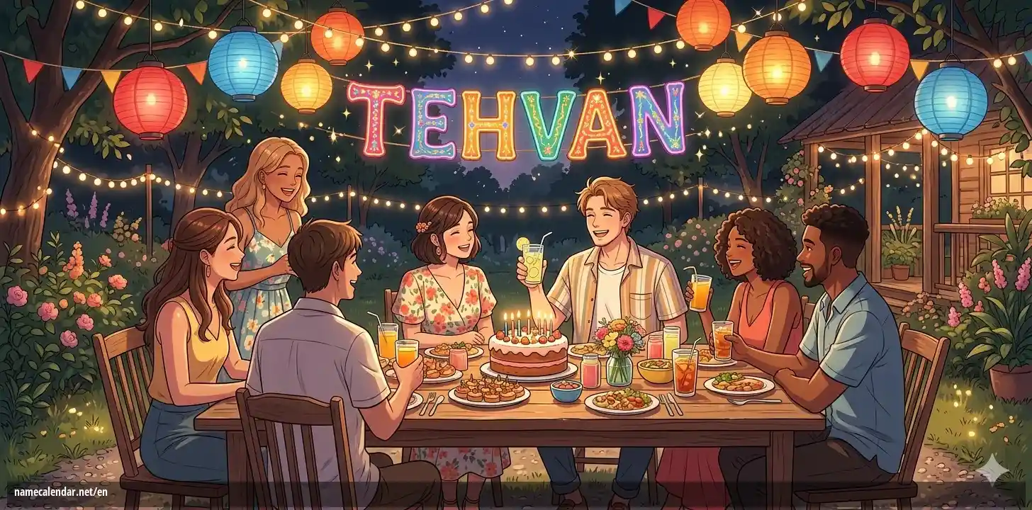 Celebration of name day and name - Tehvan
