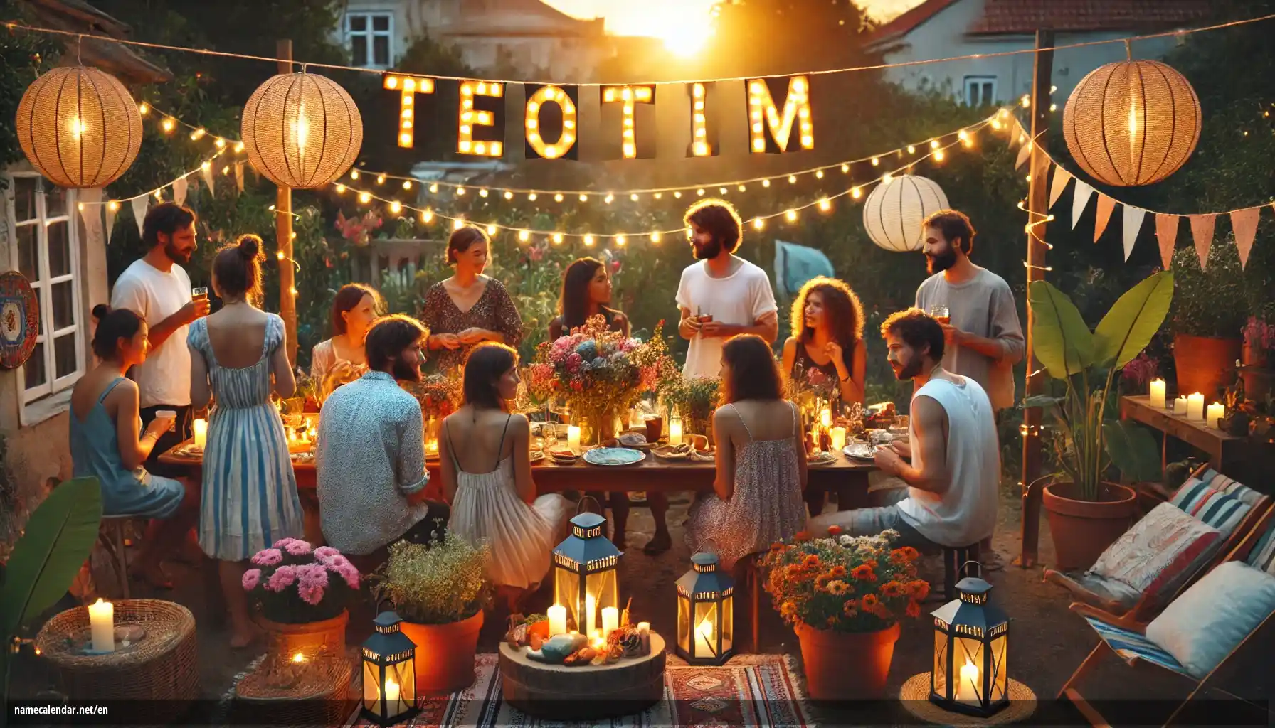 Celebration of name day and name - Teotim