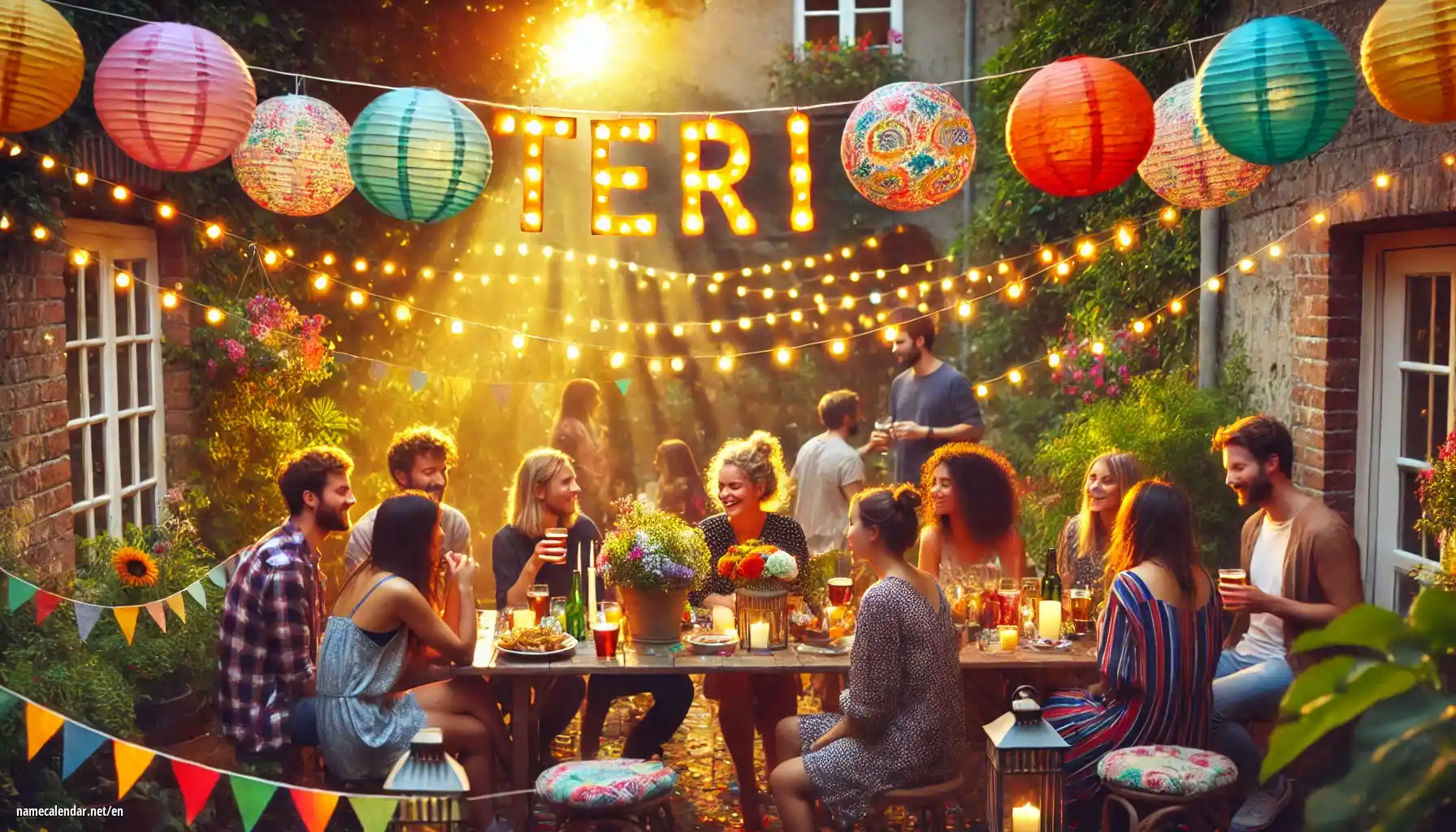 Celebration of name day and name - Teri