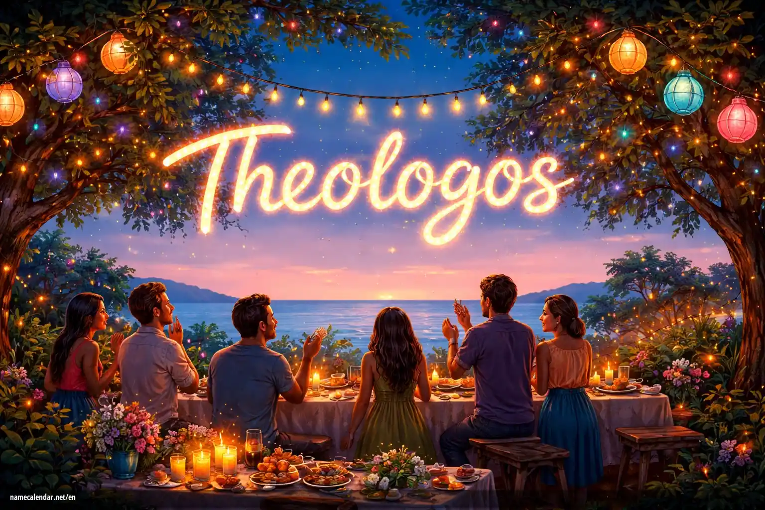 Celebration of name day and name - Theologos