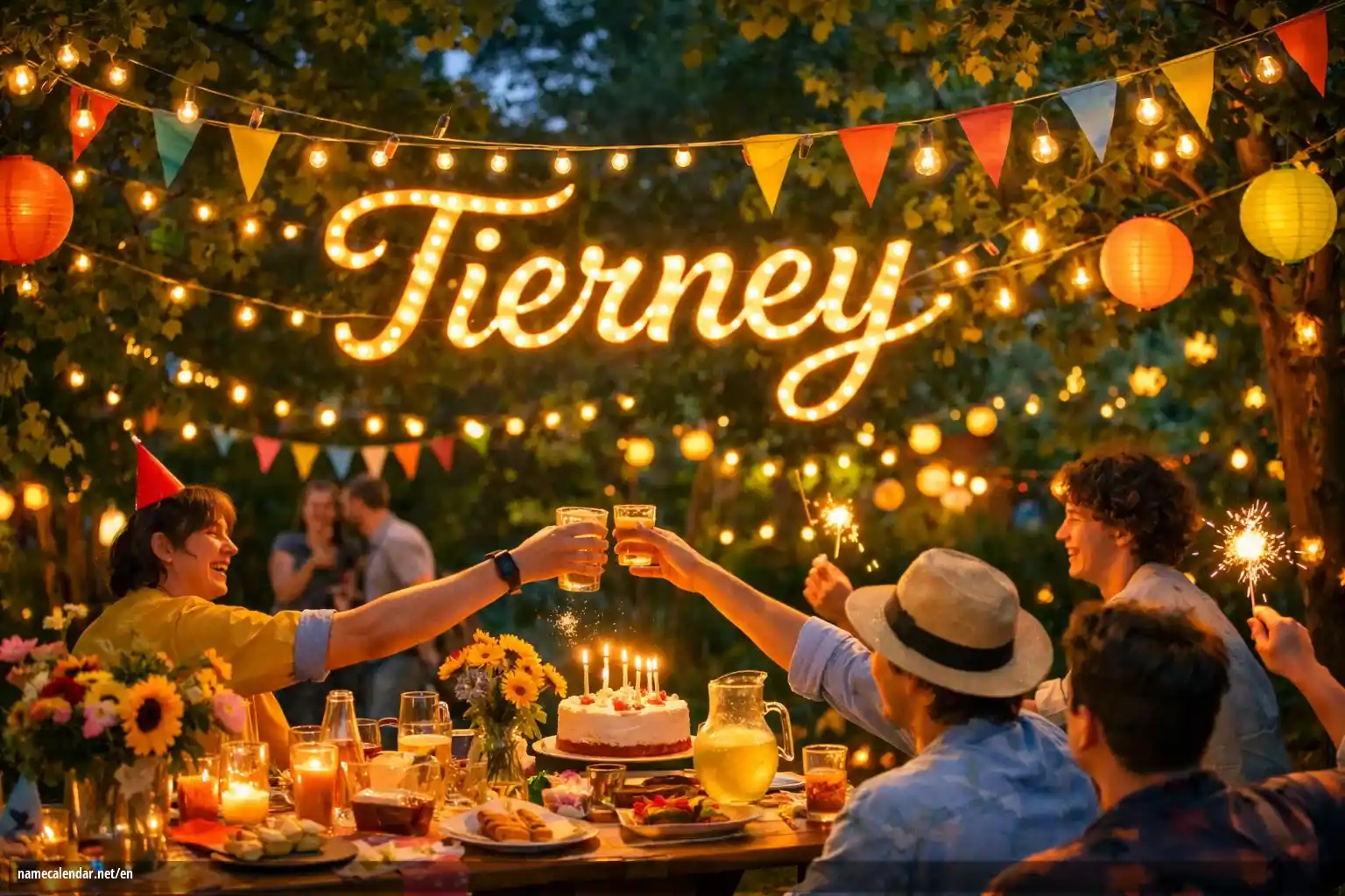 Celebration of name day and name - Tierney