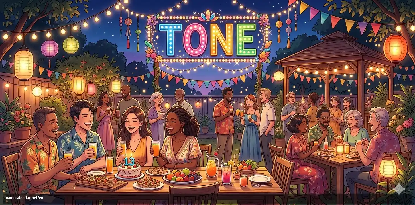 Celebration of name day and name - Tone