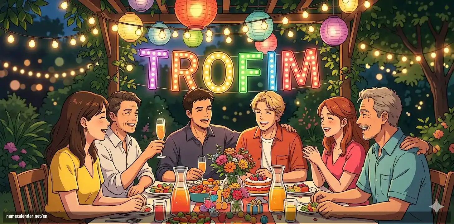 Celebration of name day and name - Trofim