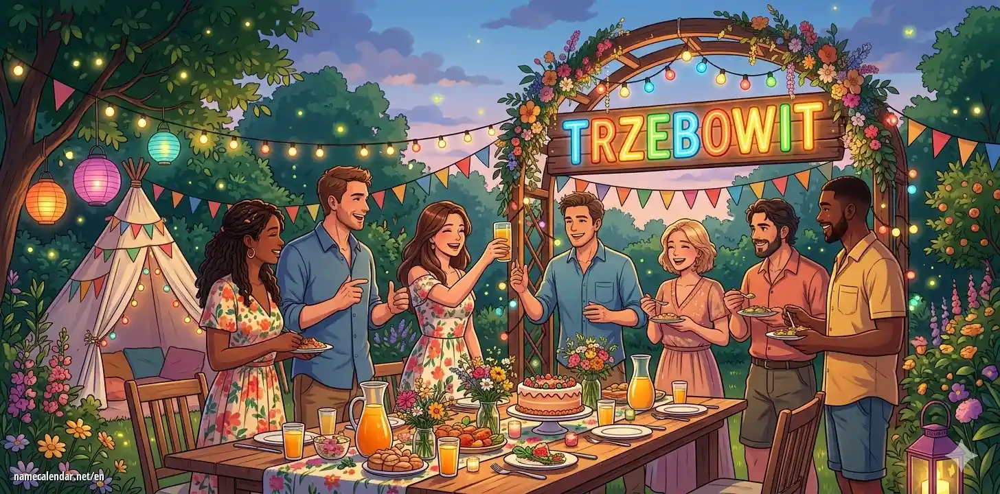 Celebration of name day and name - Trzebowit