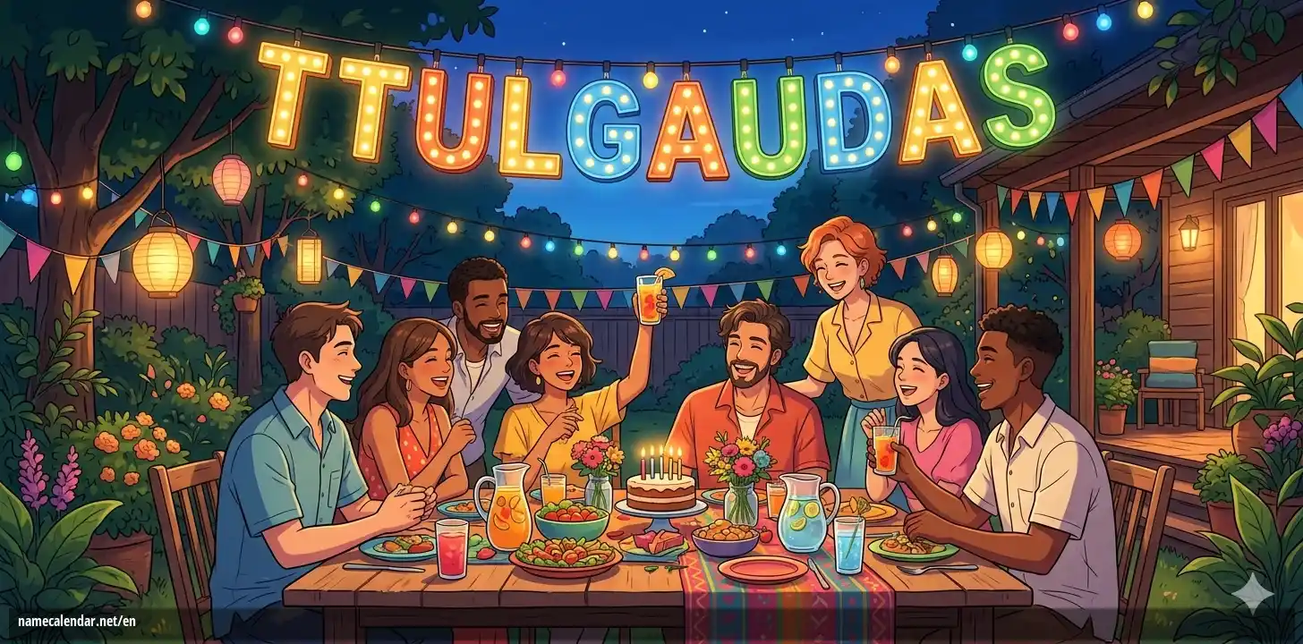 Celebration of name day and name - Tulgaudas