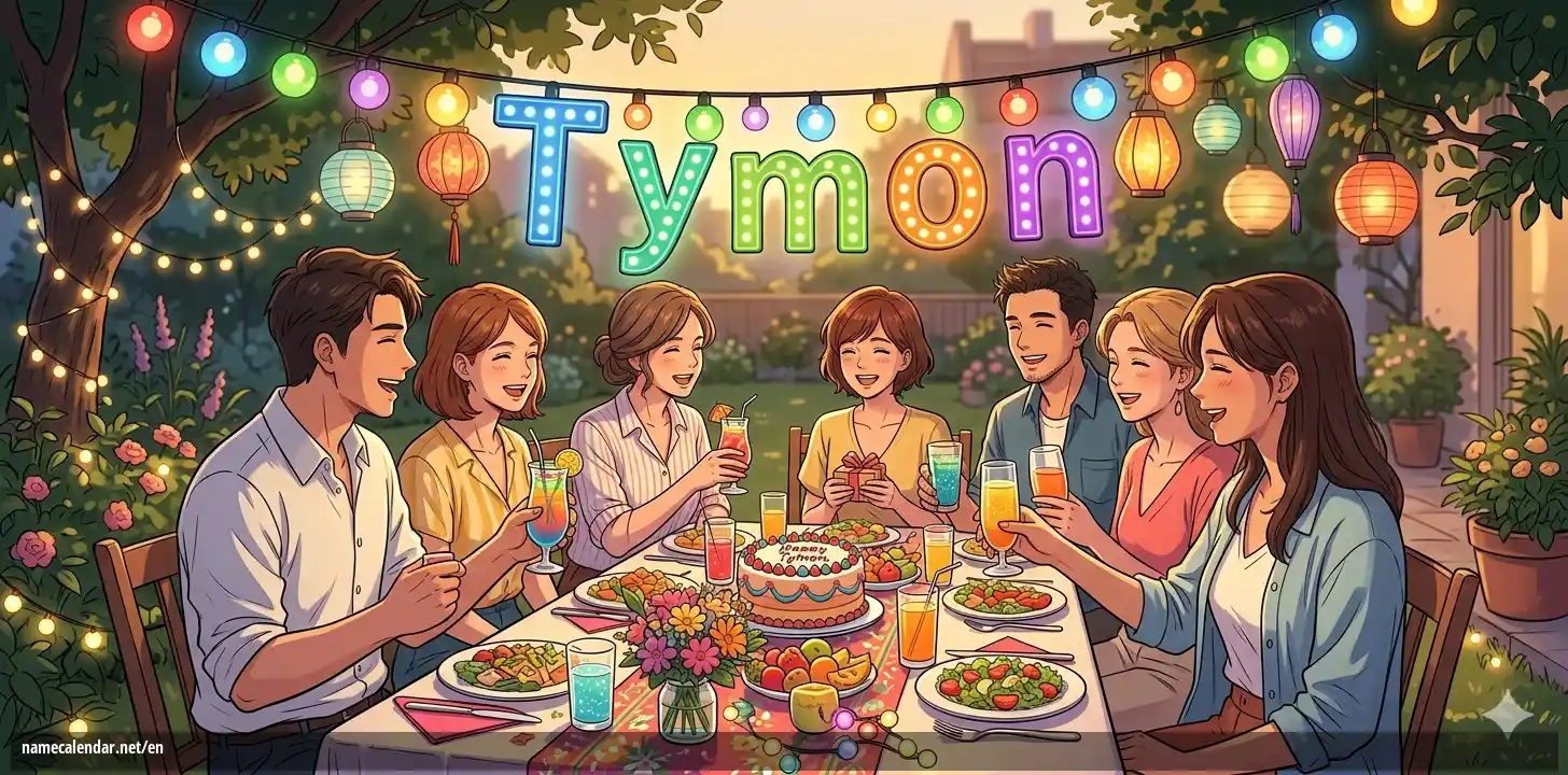 Celebration of name day and name - Tymon