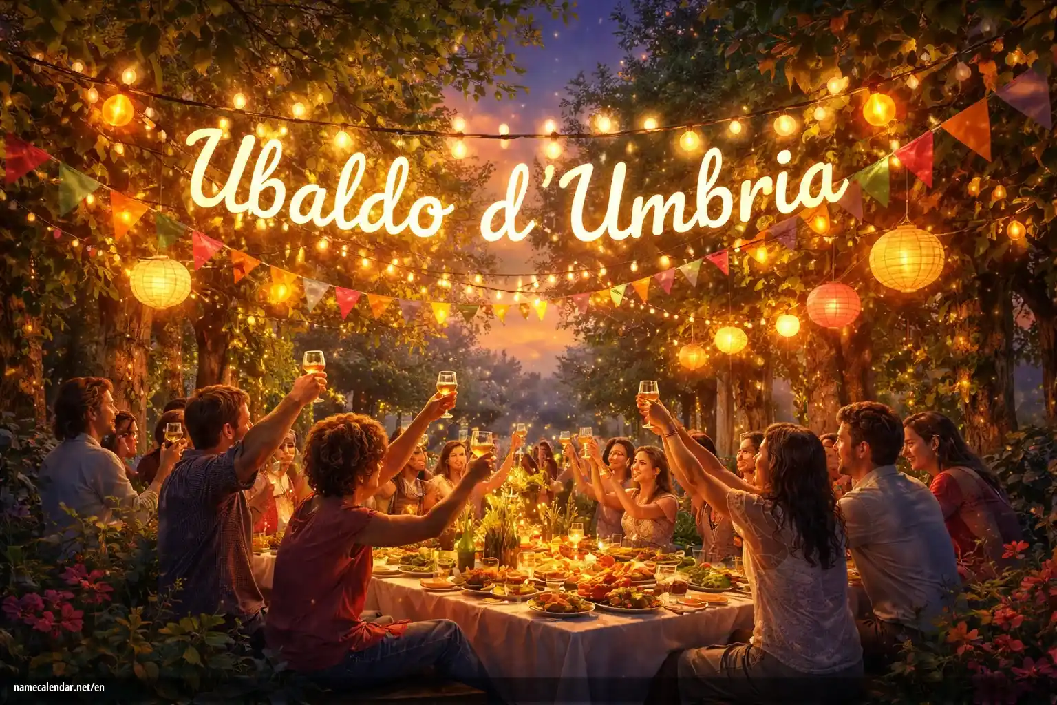 Celebration of name day and name - Ubaldo d'Umbria