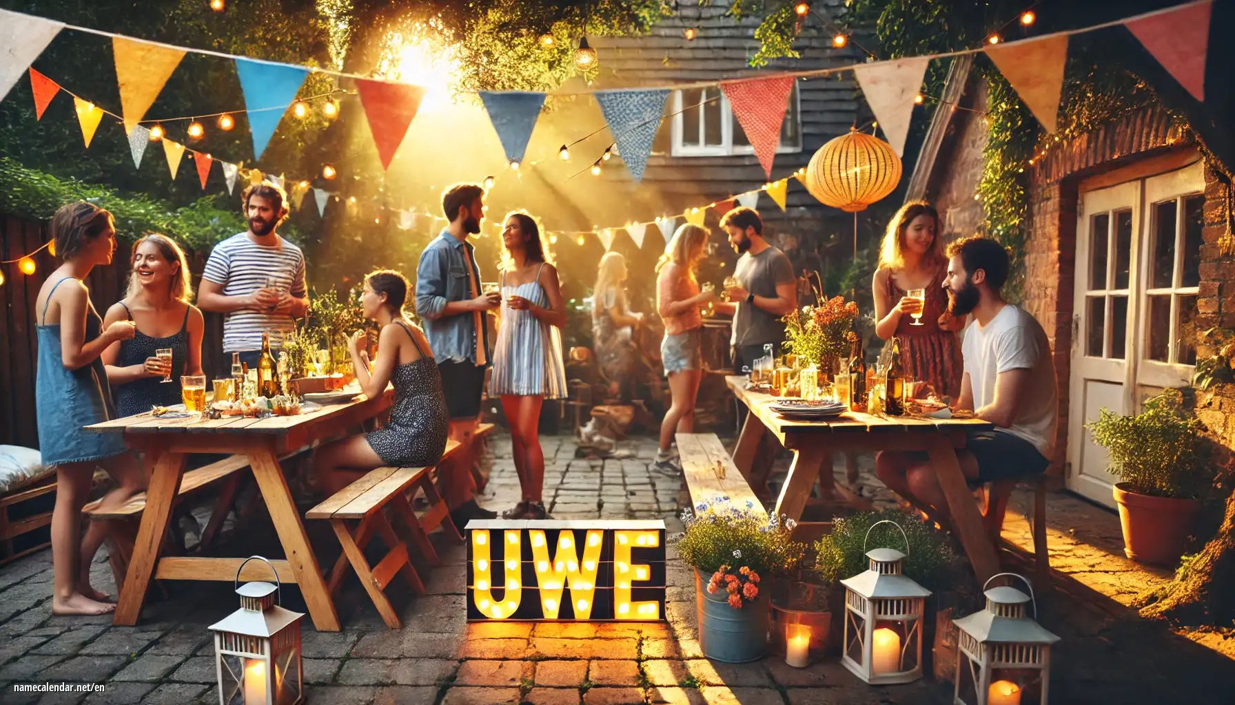 Celebration of name day and name - Uwe