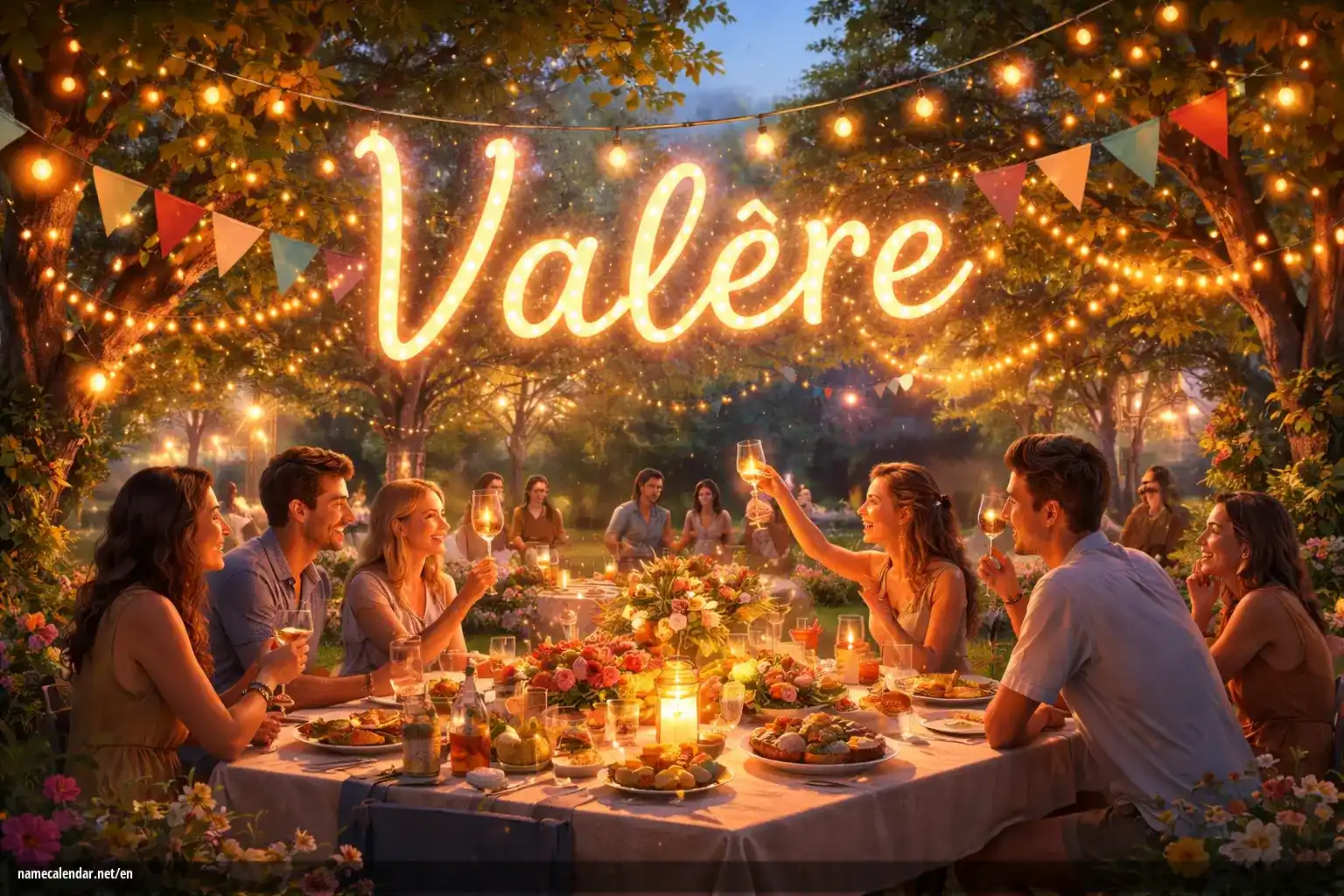 Celebration of name day and name - Valère