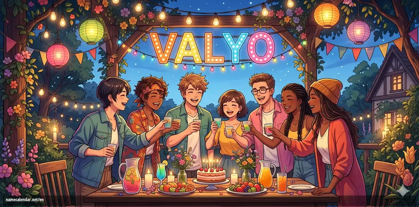 Celebration of name day and name - Valyo