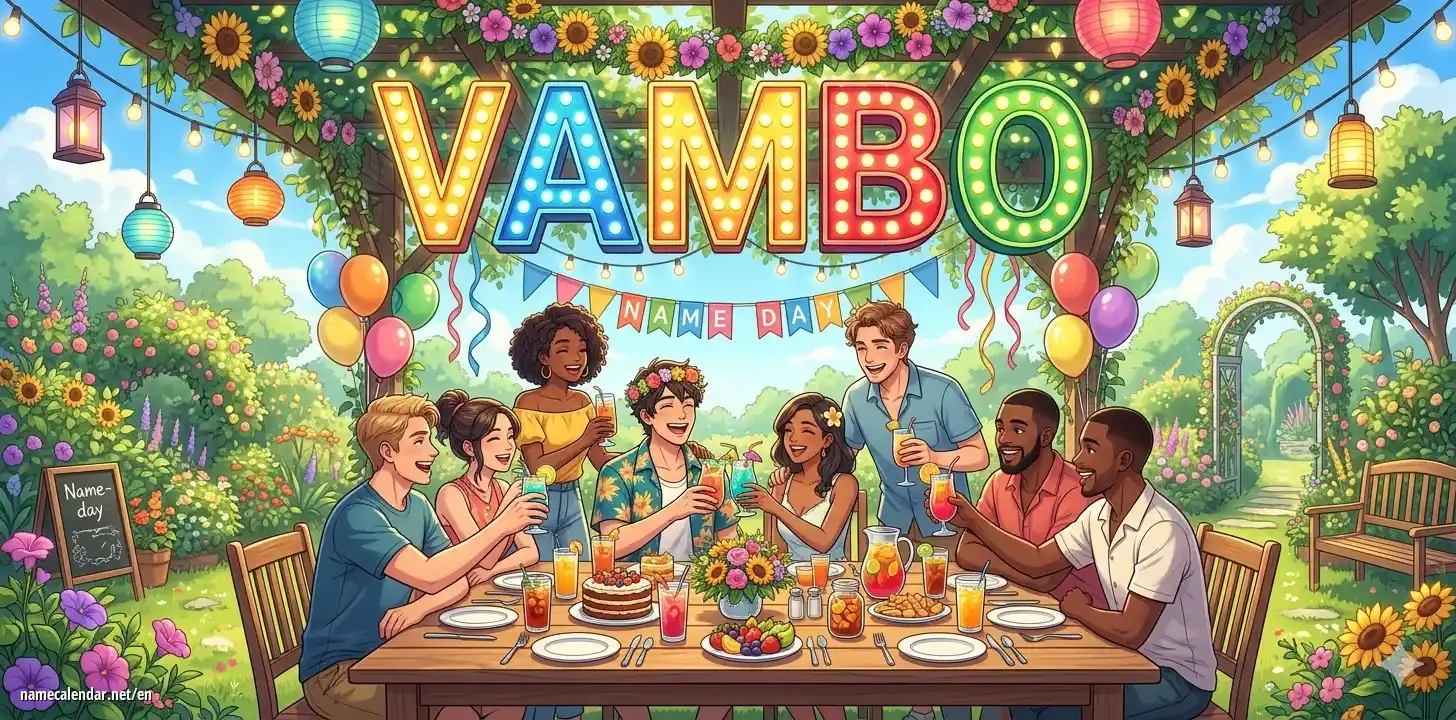 Celebration of name day and name - Vambo