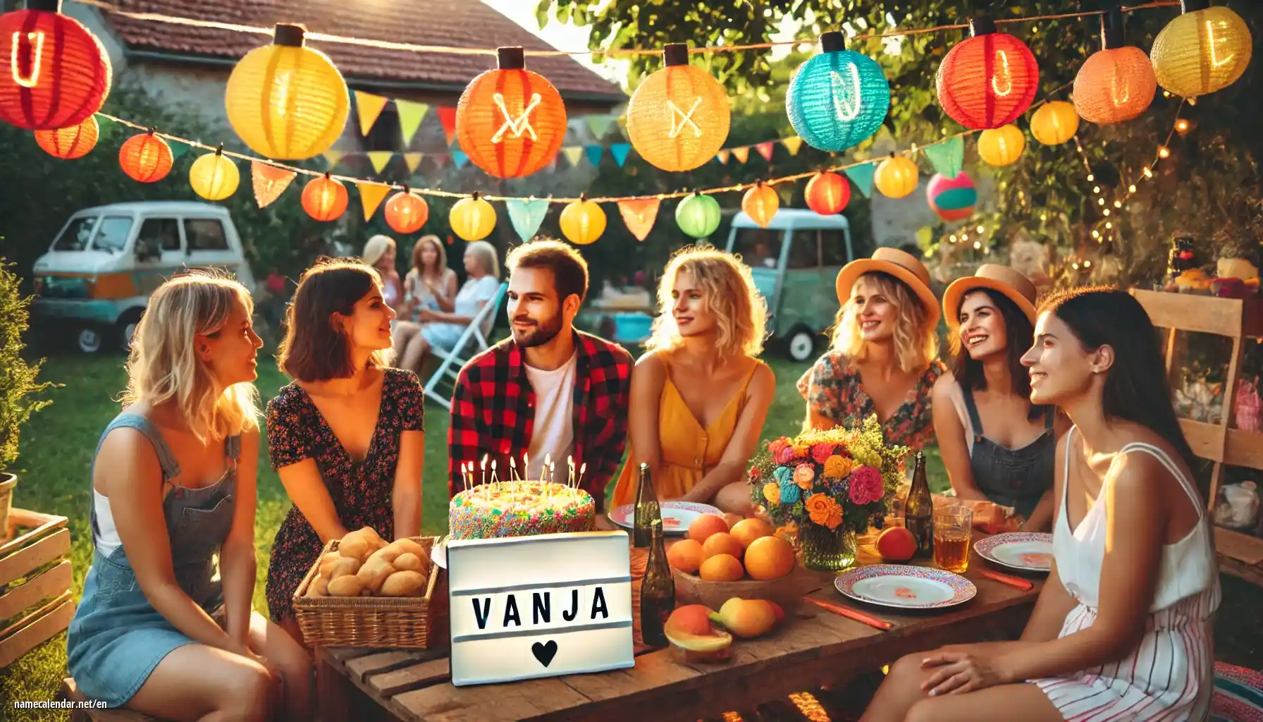 Celebration of name day and name - Vanja