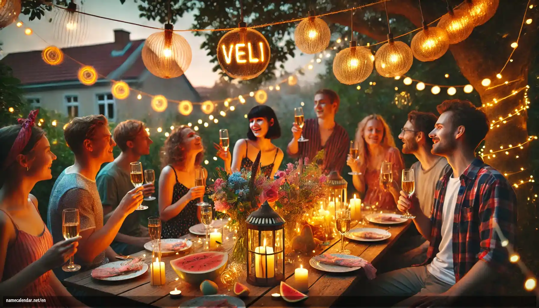 Celebration of name day and name - Veli