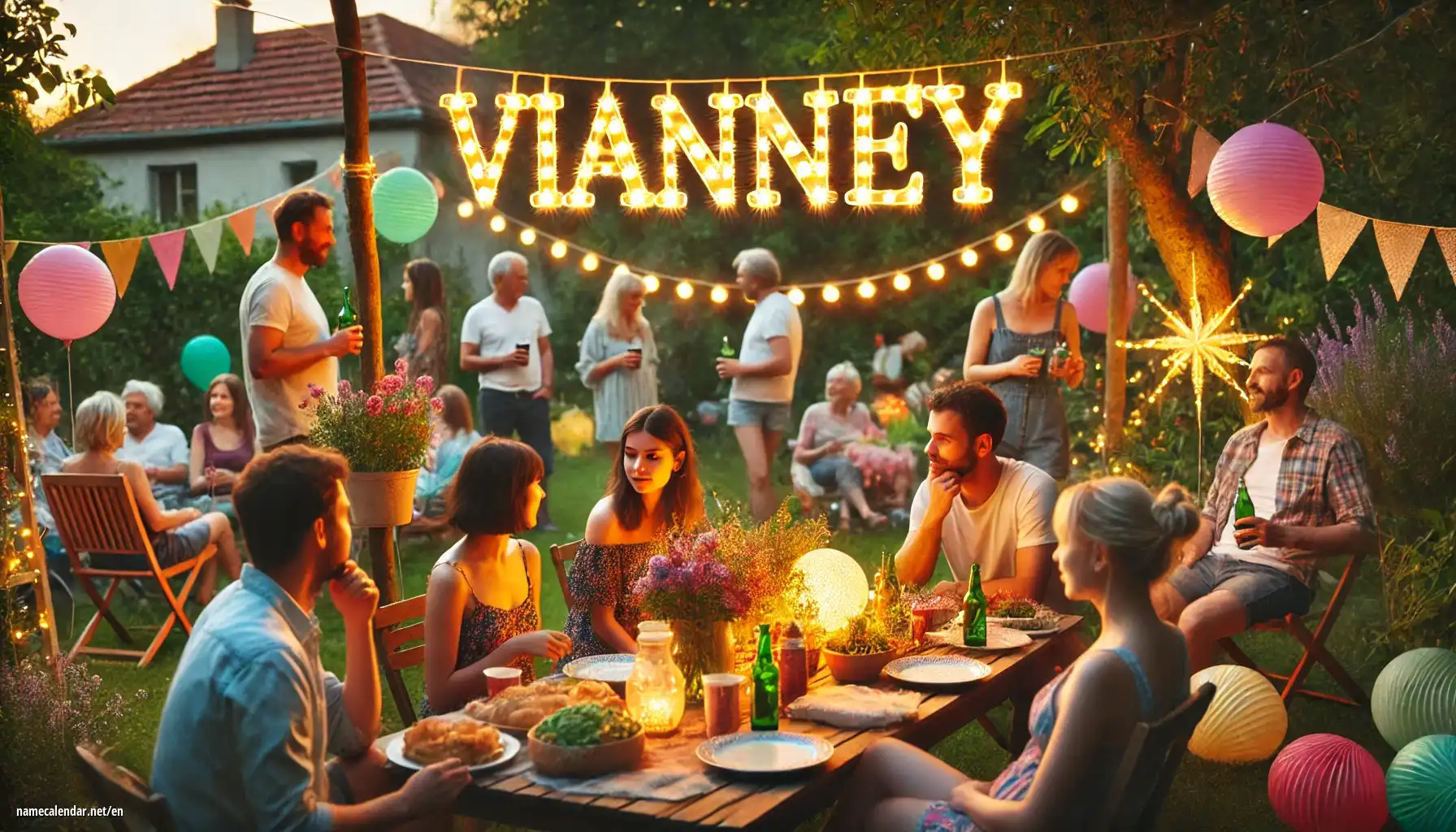 Celebration of name day and name - Vianney